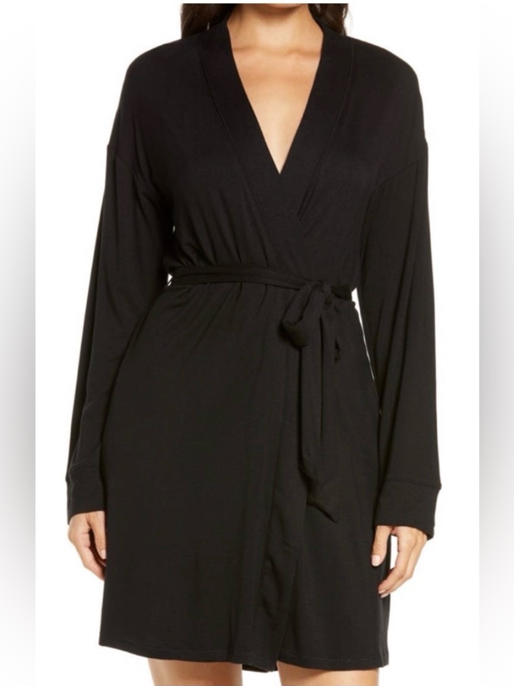 SKIMS COTTON JERSEY SHORT ROBE  S/M  NWT